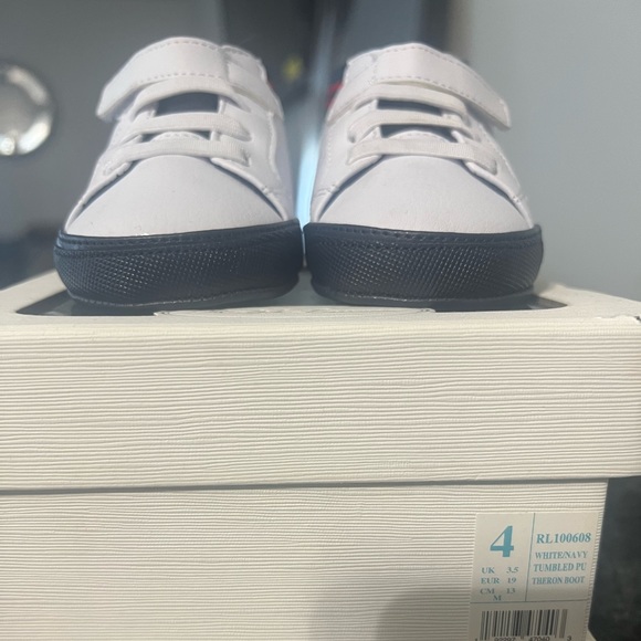 Polo 4c shoes for toddler. Worn once for pictures. Still like new in box. - Picture 2 of 3